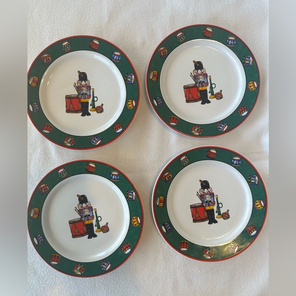 Set of 8 VTG 1994 Bob Timberlake HOLIDAY SPIRIT NUTCRACKER Intl Tableworks - Picture 1 of 6